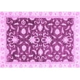 thumbnail image 1 of Ahgly Company Indoor Rectangle Oriental Purple Modern Area Rugs, 8' x 12', 1 of 4
