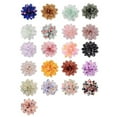 thumbnail image 2 of CBFFDC Pet Accessories 10Pcs Pet Collar Flower Charms Bright Color Exquisite Pattern Pet Collar Slide Attachment Grooming Accessories with Elastic Band, 2 of 5