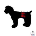 thumbnail image 4 of Barkertime Red Plaid on Black Dog Diaper, 4 of 6