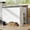 Black roof + white wall, variant on Danolapsi 4x8 FT Outdoor Storage Shed, Metal Lean to Garden Shed Utility Tool Storage House, Heavy-Duty Outdoor Metal Wall Side Storage Sheds