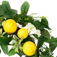 thumbnail image 5 of Northlight Lemons and Daisies Artificial Floral Wreath, Yellow - 20-Inch, 5 of 8