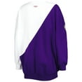 thumbnail image 3 of Women's Tommy Jeans Purple/White Los Angeles Lakers Ariel Pullover Sweatshirt, 3 of 4