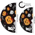 thumbnail image 3 of FMSHPON Halloween Pumpkin Xmas Christmas Tree Skirt Stand Mat for Holiday Party Decoration Indoor Outdoor 36 inches, 3 of 6