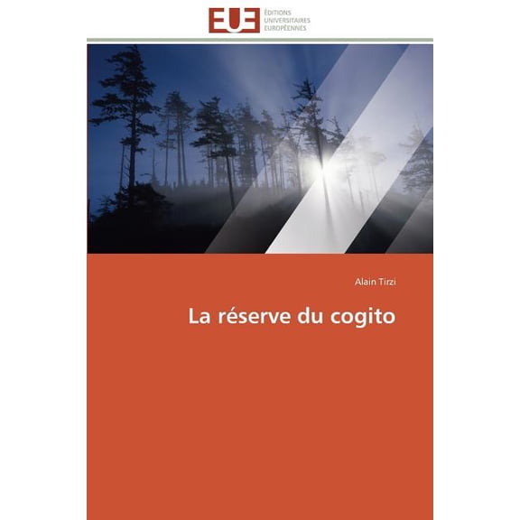 Omn.Univ.Europ. La Réserve Du Cogito, (Paperback)