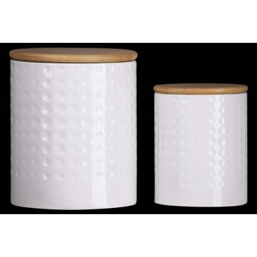 Urban Trends Collection: Dolomite Canister Coated Finish White