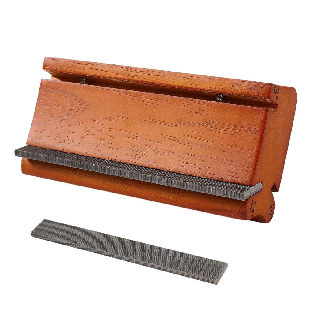 Yihuala Fret File Set 3/23/35 Degree High Precisions Fretwork File for Guitar Maintenance and Professional Fretboard Refinements