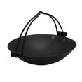 thumbnail image 4 of Olla de camping colgante de hierro fundido, utensilios de cocina portátiles para hervir 28 cm, 4 of 8