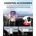 thumbnail image 5 of MaserWeller Car Phone Holder for 2019 2020 Ford F-150 Accessories, 360° Rotation Phone Mount Compatible with MagSafe, Cell Phone Holder Does Not Affect Air Vent, 5 of 6