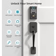 thumbnail image 4 of Keyless Entry Door Lock with Handle, Fingerprint Smart Door Lock with WiFi, Keypad & App Control for Front Doors, 4 of 9