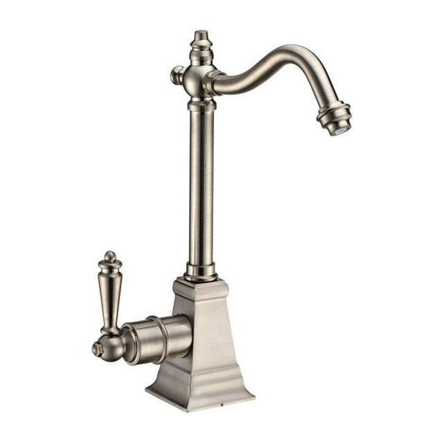 Whitehaus Collection WHFH-H2011-BN Robinet de Boisson à Eau Chaude Instantané Point d'Utilisation - Nickel Brossé