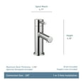 thumbnail image 2 of Moen 6190 Align Single Handle Bathroom Faucet Chrome, 2 of 7