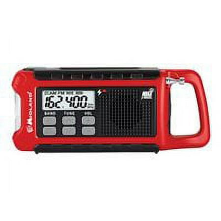 Midland - Weather Alert Radio - Red, Black