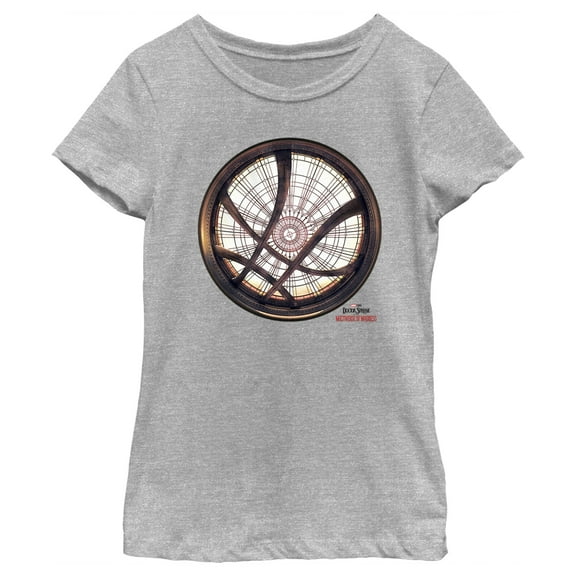 Girl's Marvel Doctor Strange in the Multiverse of Madness Sanctum Window Graphic Tee Athletic Heather X Small