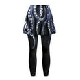 thumbnail image 5 of FUIALDOLGento Octopus Pattern Purple Tennis Skirt for Women Athletic Golf Leggings with Skirted Lady High Waist Flowy Pleated Golf Skirts Golf Stocks,Size 3XL, 5 of 7