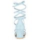 thumbnail image 3 of Sandalias Punta Abierta De Tacón De Mediana Grueso Con Cordón Para Mujer Cielo azul 42, 3 of 6