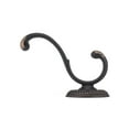 thumbnail image 3 of Richelieu NH2043021BORB 3-7/8" Double Brass Coat Hook - Bronze, 3 of 4