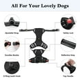 thumbnail image 5 of Nordmiex No Pull Dog Harness Adjustable Reflective Dog Vest Harness with 5FT Dog Leash and Handle for Small Medium Large Dogs, Black, 5 of 8