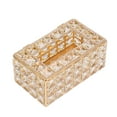 thumbnail image 3 of Porta pañuelos multifuncional, diseño moderno, exquisito, resistente y duradero, dorado, 3 of 14