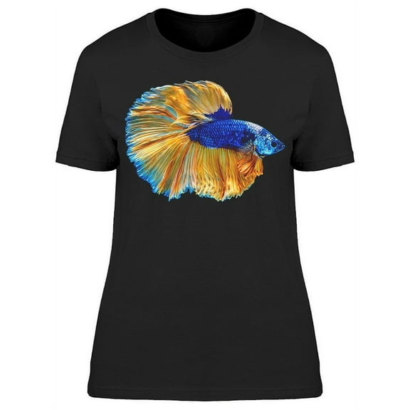 Incredible Yellow Siam Betta T-Shirt Women -Image by Shutterstock, Female Large