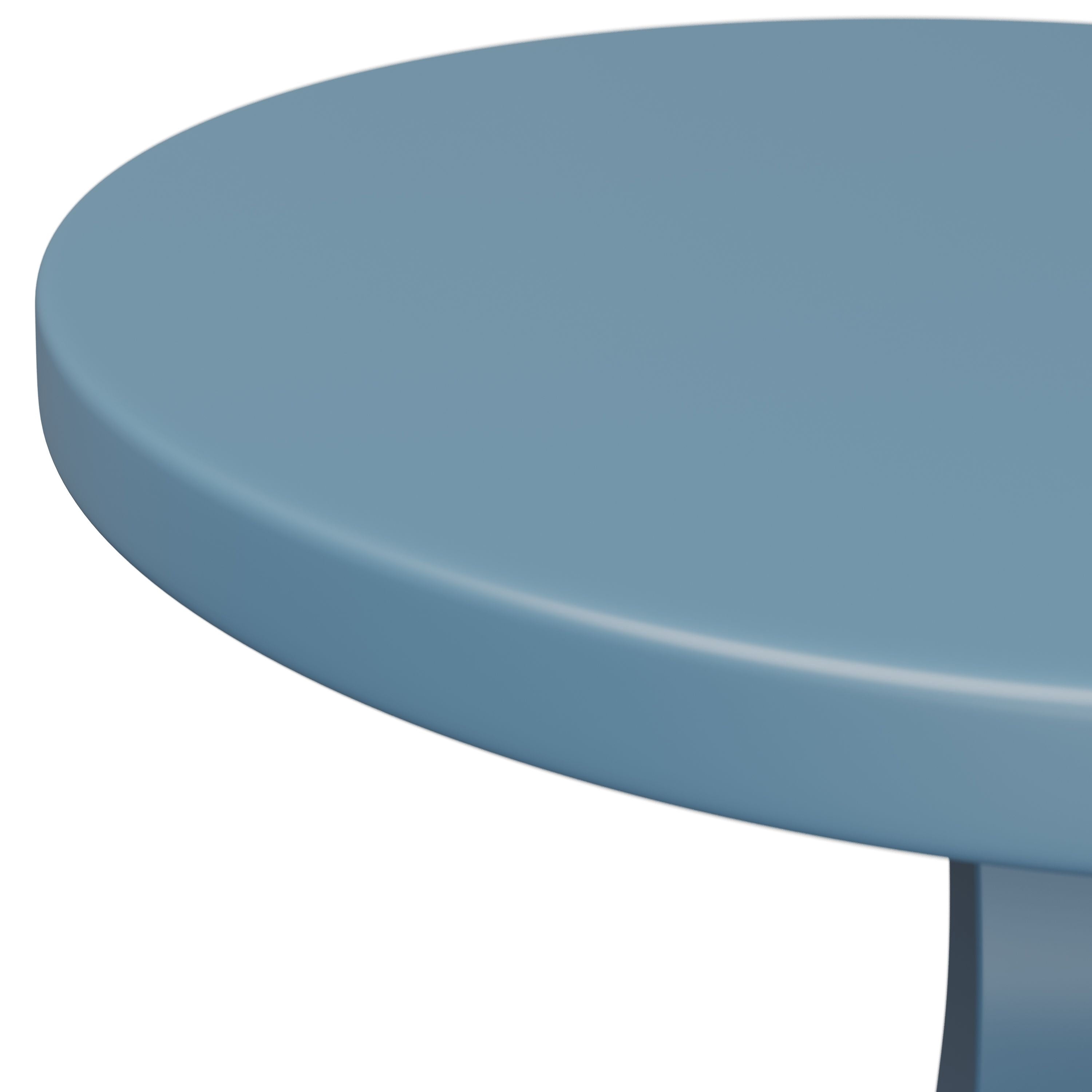 Mainstays Kids Wood Wavy Nightstand Side Table, Bluestone