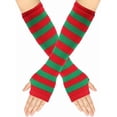 thumbnail image 1 of HUGFEGWE Chauffe-Bras Classique Unisexe Extensible Sans Doigts pour Femmes Manches Longues Demi-Doigts Gants Chauds CJB91-98974, 1 of 9