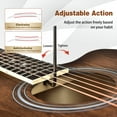 thumbnail image 6 of Gymax 41'' Full Size Dreadnought Cutaway Acoustic Guitar Kit Beginner Guitarra Coffee, 6 of 10