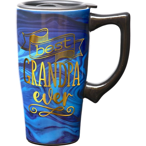 GRANDPA 18 OUNCE CERAMIC TRAVEL MUG