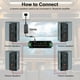 thumbnail image 4 of Altavoces Bluetooth para exteriores Herdio 13,34 cm 600 W 4 altavoces, 4 of 7