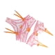 thumbnail image 3 of Conjunto de bragas de sujetador transparente, malla bordada de amor de encaje con aros, ropa interior de mujer, 3 of 6