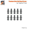 thumbnail image 1 of Tamiya TT02 Metal Upgrade Parts Swing Arm Chassis Guard Shock Absorption Radiator Bumper Sponge For 1/10 RC toysCar Tamiya TT-02 Titanium Color Screw, 1 of 6