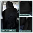 thumbnail image 5 of For 2020-2024 Tesla Model Y FH Group Faux Leather Custom Fit Car Seat Covers Front Seat - Black, 5 of 7