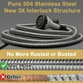 thumbnail image 4 of PYYAN-Stainless Steel Garden Hose: 5FT Flexible Short Water Hose - Leak-Resistant Metal Connector for Faucet Extension - Durable Outdoor Use for Gardeners & DIY Tasks, 4 of 4