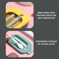thumbnail image 4 of Kiplyki Back to School Self Heated Bento Box Lunch Box and Food Warmer – Portable, Cordless, Hot Meals for Office, Travel,Picnics, Outdoor Recreation,Kitchen Meal Prep, 4 of 9