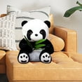 thumbnail image 3 of Cute Stuffed Animal Sitting Plush Doll Pillow for Sofa Company Annual Meeting Gift Festival Decor Cozy , 16CM Sunnimix Muñeca Panda, 3 of 8