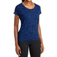 thumbnail image 4 of Mafoose Women's Electric Heather Sporty Tee Dark Royal-Black Electric Large, 4 of 5
