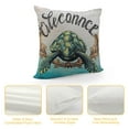 thumbnail image 4 of RUIYC Summer Welcome Throw Pillow Covers Farmhouse Beach House Decorative Lumbar Pillowcases Sea Turtle Cushion Covers for Decor Housewarming Gifts, 4 of 5