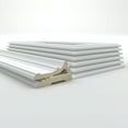 thumbnail image 4 of Ekena millwork 94 1/2"L (Adjustable 40"H to 44"H) Ashford Square Panel Traditional Wainscot Paneling Kit, 4 of 10