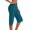 🔥 Green_New, variant on Yoga Pants Women Solid Color Pocket Casual Six Quarter Length Stretch Pull On Comfortable Workout Lounge Pants Versatile Fitness And Everyday Wear