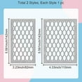 thumbnail image 6 of 2Pcs Grid Wood Grain Background Frame Cutting Dies for Card Making Net Lace Frame Metal Die Cuts Cutting Dies Template DIY Scrapbooking Embossing Paper Album Craft Decor, 6 of 7