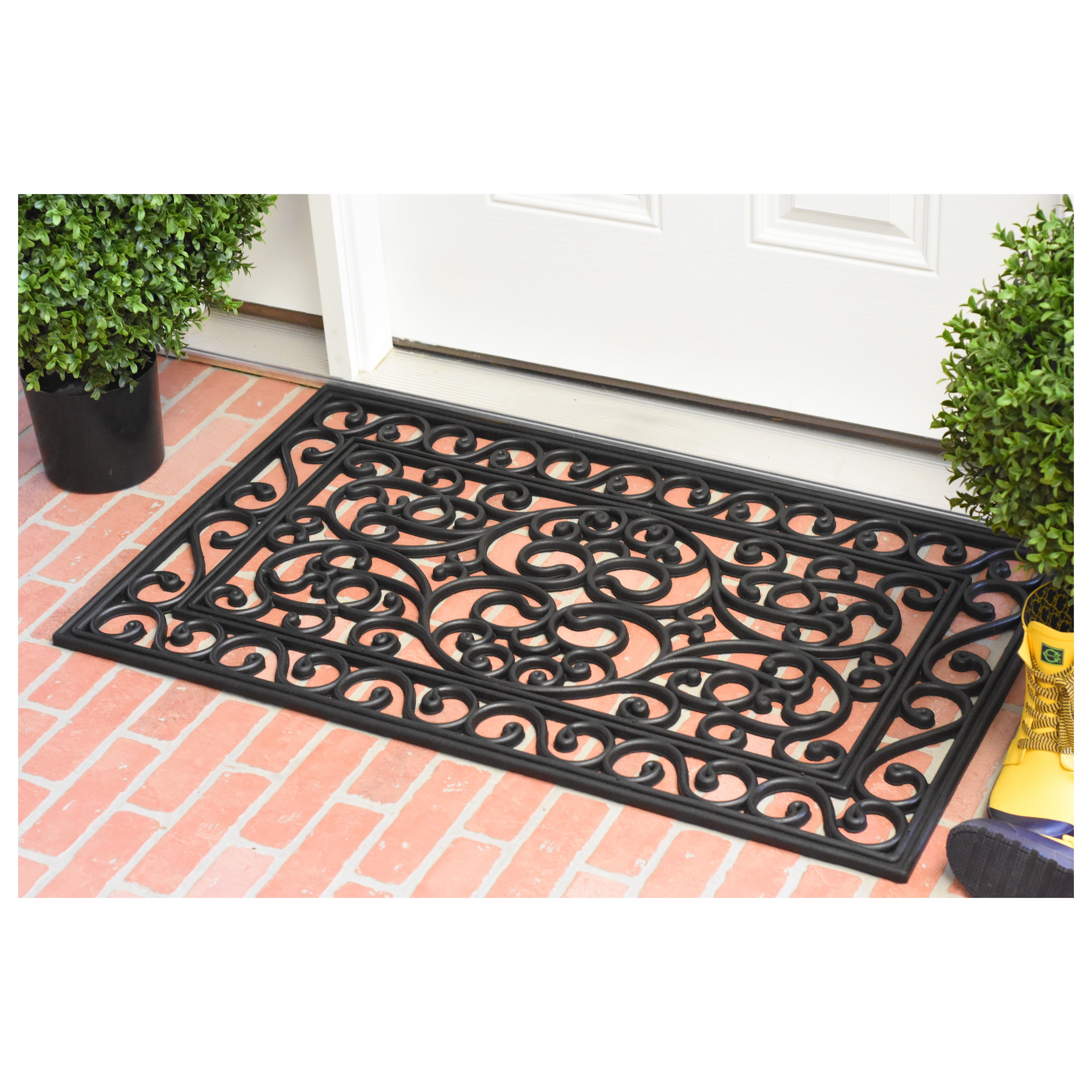 Calloway Mills Serendipity Outdoor Rubber Doormat, 24" x 39"