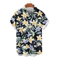 thumbnail image 4 of LIBRCLO Mens Hawaiian Shirts Tropical Graphic Lightweight Comfy Holiday Beach Vacation Summer Casual Clothes Classic, 4 of 6