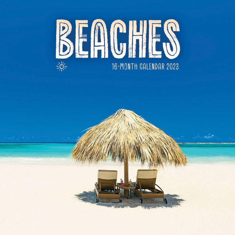 Beaches 2023 Wall Calendar - Walmart.com