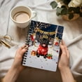 thumbnail image 3 of Happy New Year 2026 French Bulldog Holiday Balloons Party Snow Spiral Bound Journal Dog Lover Gifts 5x7in Spiral Notebook - 13018, 3 of 5