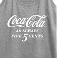 thumbnail image 3 of Coca-Cola - As Always Five Cents  - Women's Racerback Tank Top, 3 of 5