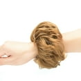 thumbnail image 4 of Women Fashion Hair Bun Wavy Curly Ponytail Hair Extensions Synthetic Chignons Hairpiece Scrunchies Wig Accessories, 4 of 5