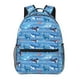 thumbnail image 1 of Disketp Blue Fish Mochila Estampada para Hombre y Mujer – Mochila Ligera Clásica con Múltiples Bolsillos para Universidad, Trabajo y Viajes-One Size, 1 of 5