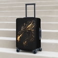 thumbnail image 6 of Fuzoiu Black And Gold Fire Dragon Print Suitcase Cover,Washable Luggage Covers for Suitcase,Elastic Luggage Protector Cover,Scratch Resistant Travel Suitcase Covers-X-Large, 6 of 7
