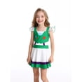 thumbnail image 5 of Halloween Costume Space Ranger Cowgirl Cosplay Outfits Flutter Sleeve Superhero Character Skater Dress for Theme Party,Size 140, 5 of 9
