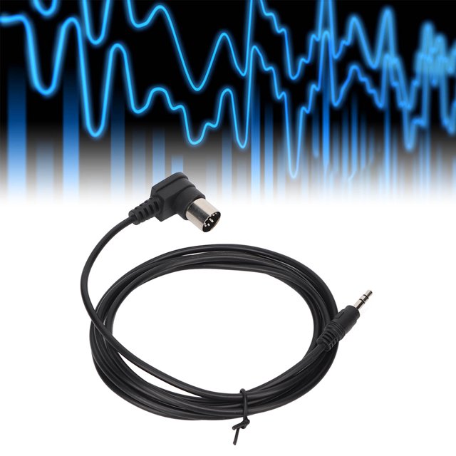 Cable De 3,5 Mm A DIN De 8 Pines, Adaptador DIN De 8 Pines A 3,5 Mm Blindaje Profesional De Doble Capa Salida De Señal Estable 5.9 Pies Para Instrumentos Musicales Electrónicos