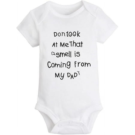 

Newborn gift funny baby bodysuit cute infant boy girl clothes super soft cotton suit humor comfy one-piece suit